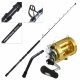 Shimano Tiagra 50 WA Abyss SW R/T Bent + Straight Butt Game Combo 5ft 6in 80lb 2pc