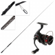 Shimano Vanford 2500 HG Dialuna S86LS Freshwater Spin Combo Solid Tip 8ft 6in PE0.3-1 2pc