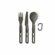 Sea to Summit Frontier Cutlery Set 3-Piece Grey