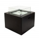 Gasmate Obsidian Square Gas Fire Table - Returned - weathered and needs a clean