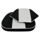 Hi-Tech Upholstery for 1500 Boat Seat Black/White - Missing screws