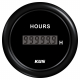 KUS Digital Hourmeter Gauge Black