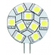 G4 Type 9 LED Bulb Warm White 10-30VDC 1.5W 150LM Back Pin