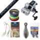 PENN Fathom 50 Ocean Assassin Electric Deep Drop Combo with Battery Braid and Tackle 5ft 4in 37kg 2pc
