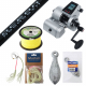 PENN Fathom 80 Ocean Assassin Electric Deep Drop Combo with Battery Braid and Tackle 5ft 4in 37kg 2pc