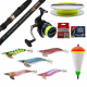 Shimano Nexave C3000HG FI Ocean Angler CalamariStick V3 Squid Fishing Package 8ft 3in PE0.4-1 2pc