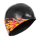 Nabaiji Graph Youth Silicone Swim Cap Black