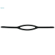 Replacement Deluxe Silicone Mask Strap Black