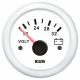 KUS Voltmeter Gauge 18-32V White