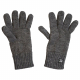 Swanndri Wool Gloves with Fleece Lining Charcoal Marle S-M