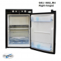 Challenger Built-In 3-Way Gas Fridge 90L Right Hinged