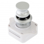 Push Button Cabinet Latch - Satin