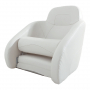 VETUS Queen Helm Seat with Flip-Up Squab White