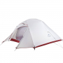 Naturehike Ultralight Cloud Up 3 Person Tent with Footprint Light Grey/Red