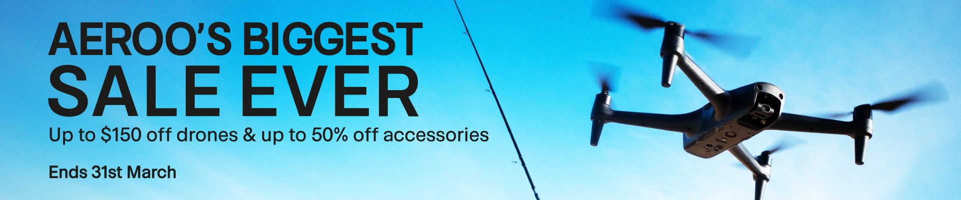 Aeroo's Biggest Sale Ever Banner