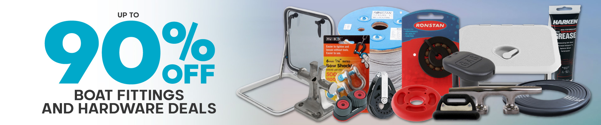 Boat Fittings and Hardware Deals Banner