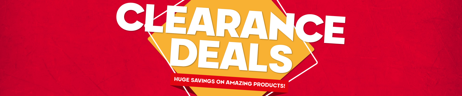 Clearance Deals Banner