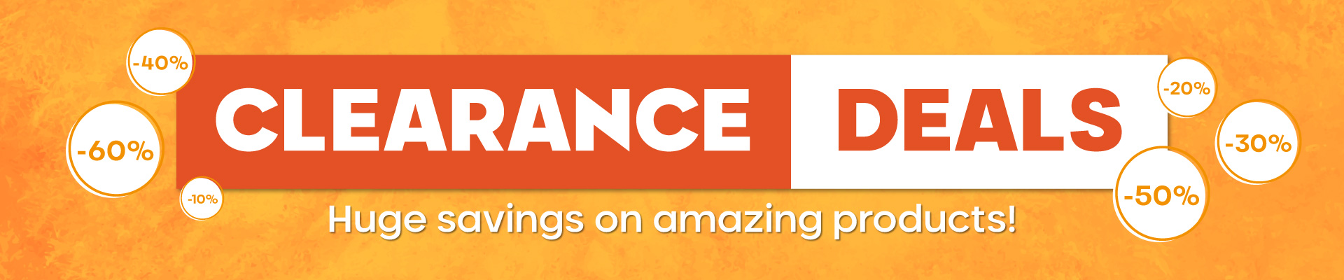 Clearance Deals Banner