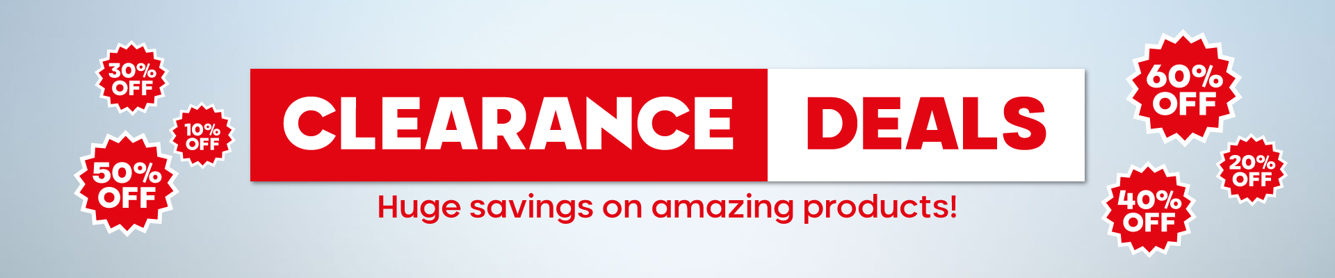 Clearance Deals Banner