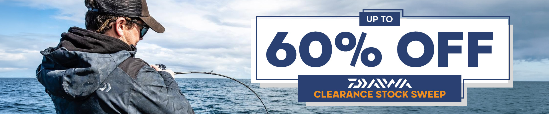 Daiwa Clearance Stock Sweep Banner