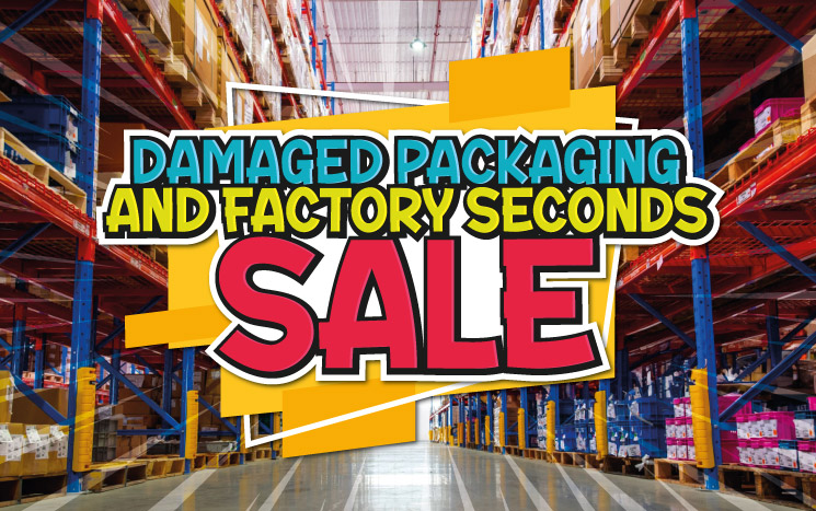 Damaged Packaging & Factory Seconds Banner