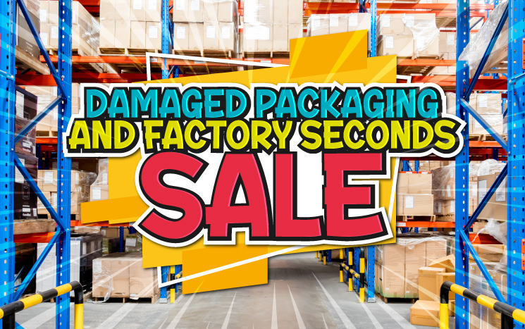 Damaged Packaging & Factory Seconds Banner