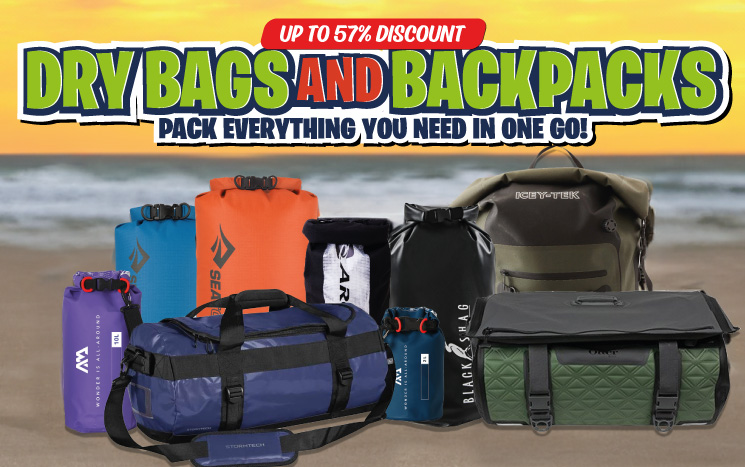 Dry Bags and Backpacks  Banner