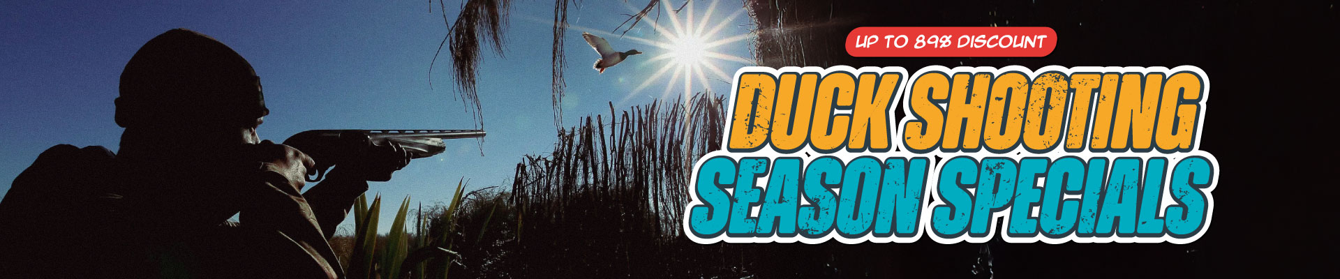 Duck Shooting Season Specials Banner
