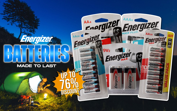 Energizer Batteries Banner