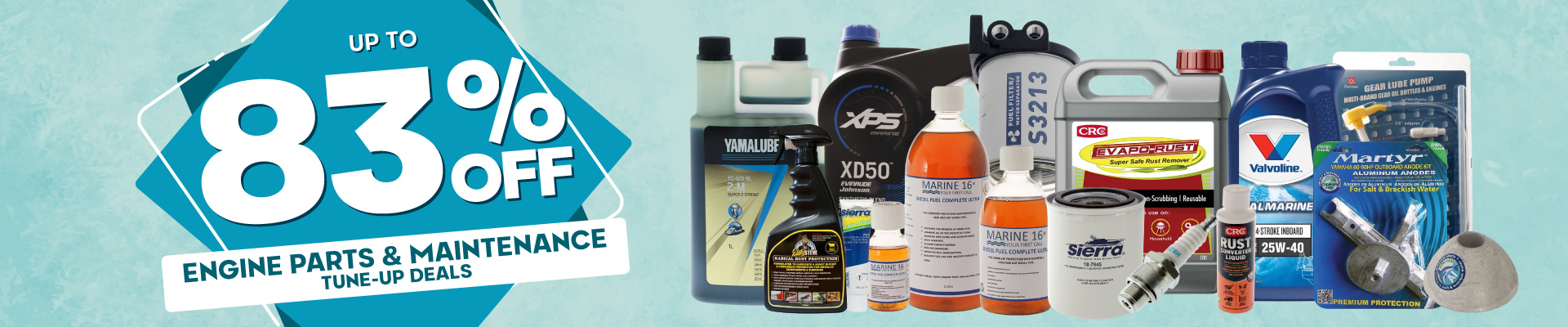 Engine Parts & Maintenance Tune-Up Deals Banner