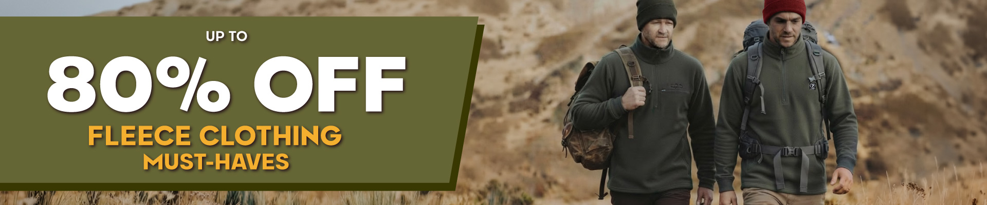 Fleece Clothing Must-Haves Banner