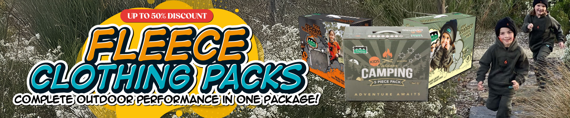 Fleece Clothing Packs Banner