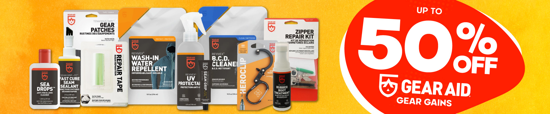 Gear Aid Gear Gains Banner