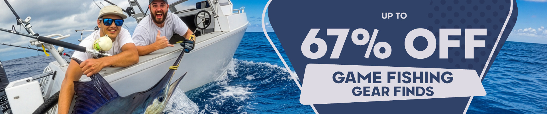 Game Fishing Gear Finds Banner