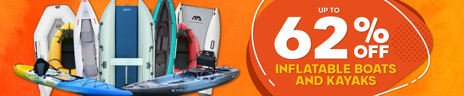 Inflatable Boats & Kayaks Banner