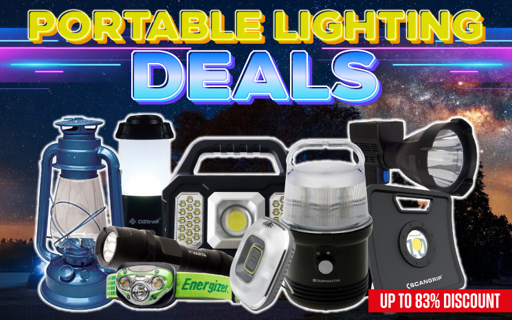 Portable Lighting Deals Banner