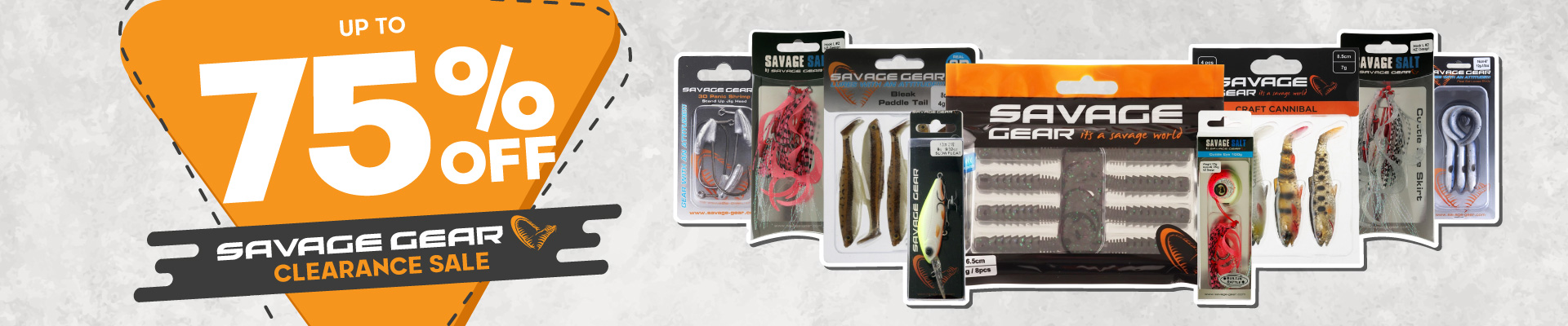 Savage Gear Clearance Sale Banner