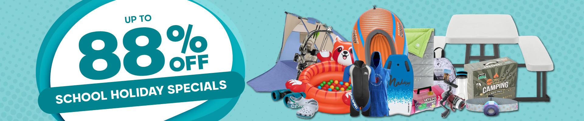 School Holiday Specials Banner