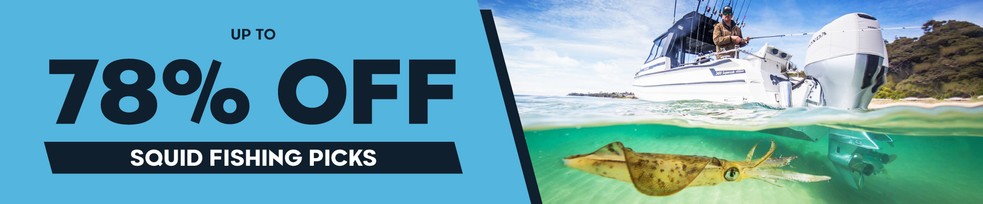 Squid Fishing Gear Ink Picks Banner