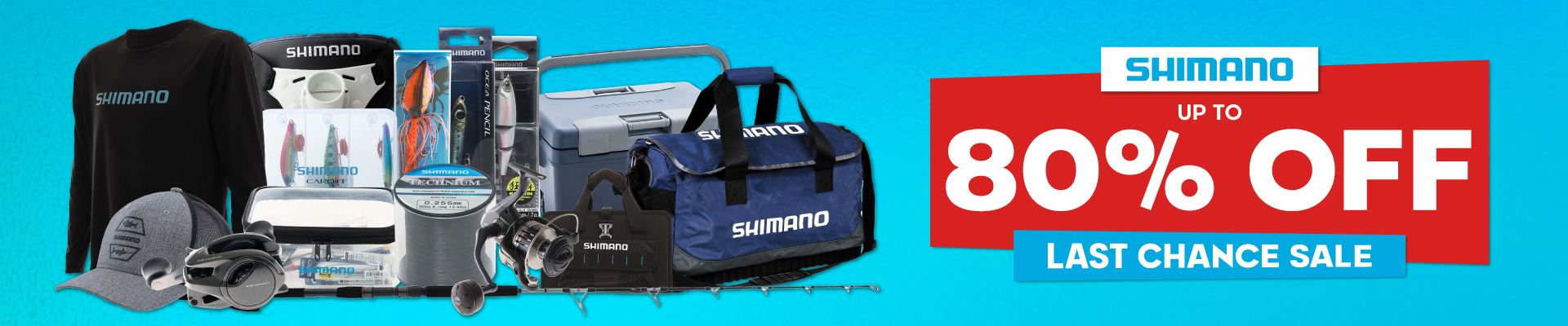Shimano Last Chance Sale Banner