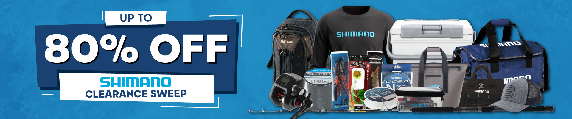 Shimano Clearance Sweep Banner
