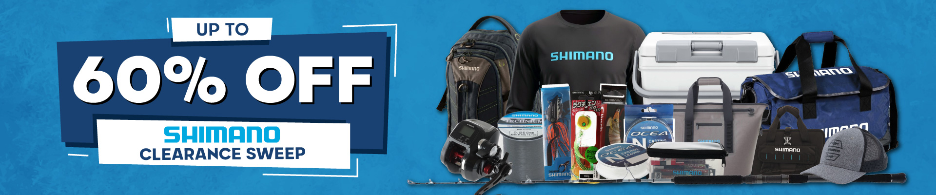 Shimano Clearance Sweep Banner