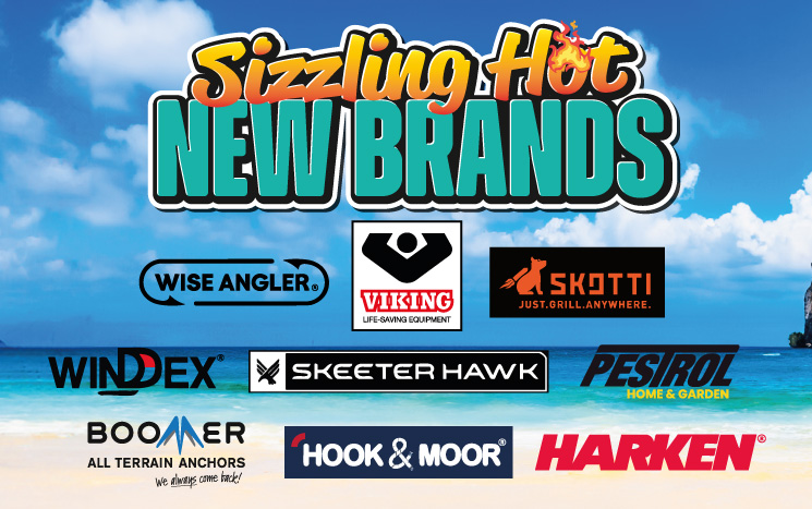 Sizzling Hot New Brands Banner