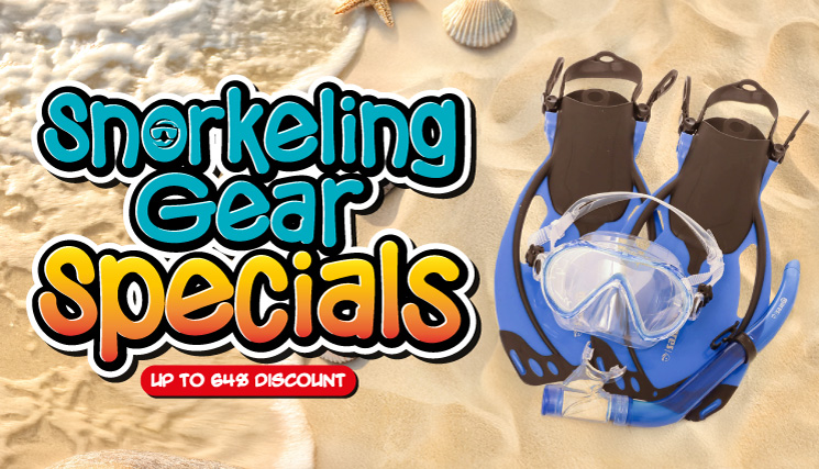Snorkeling Gear Specials Banner
