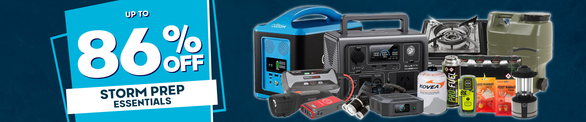 Storm Prep Essentials Banner