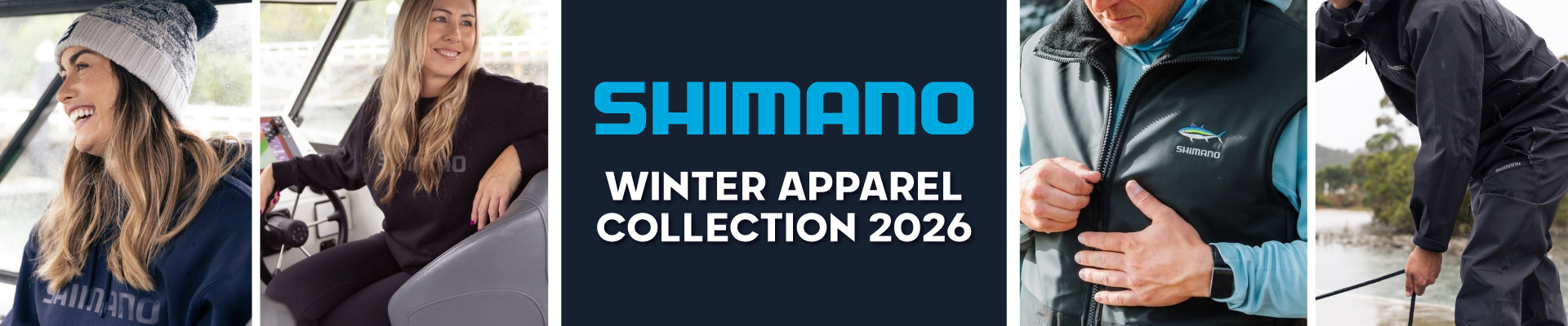 Shimano Winter Apparel Collection 2026 Banner