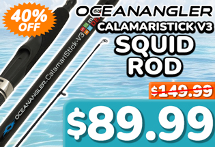 Ocean Angler CalamariStick V3 Squid Rod 8ft 3in PE0.4-1 2pc