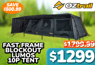 OZtrail Fast Frame BlockOut Lumos 10P Tent