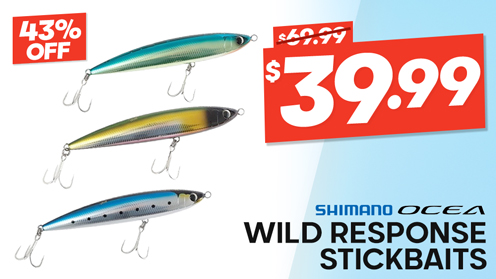 Shimano Ocea Wild Response Floating Stickbait 240mm 137g