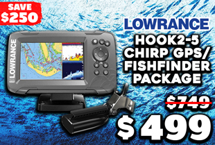 Lowrance HOOK2-5 CHIRP GPS/Fishfinder Package